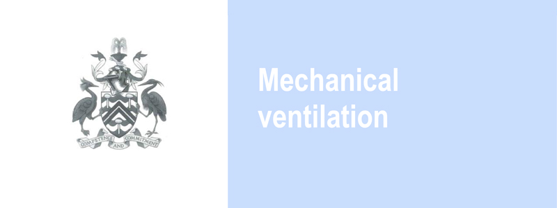 Mechanical ventilation