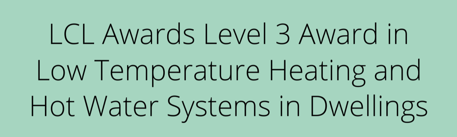 Low Temp Course