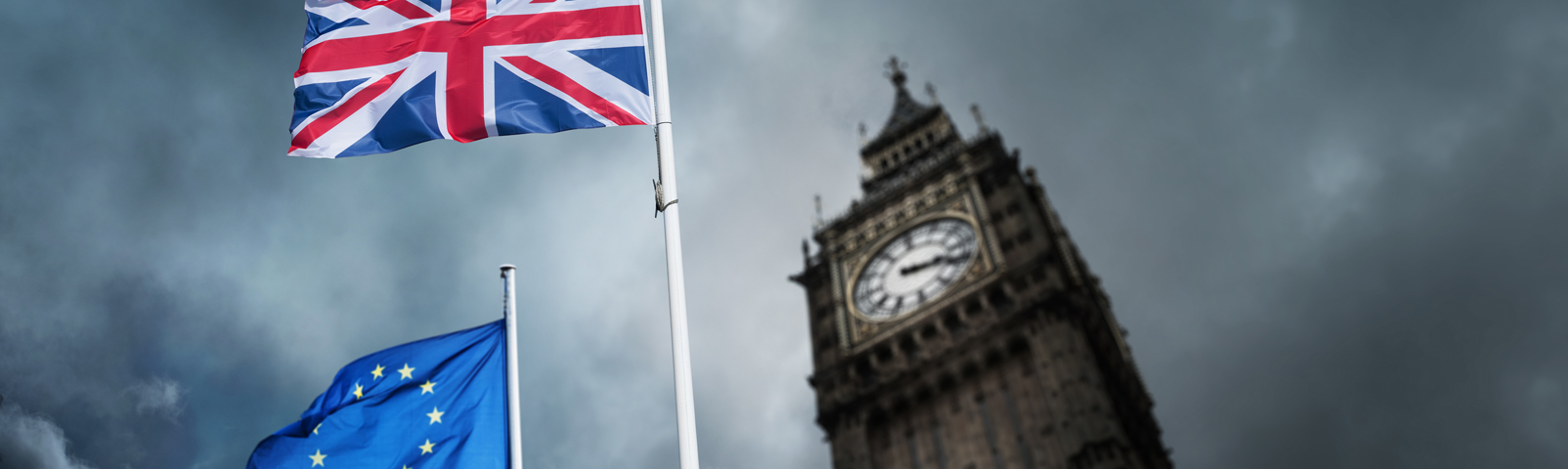 UK and EU Flags