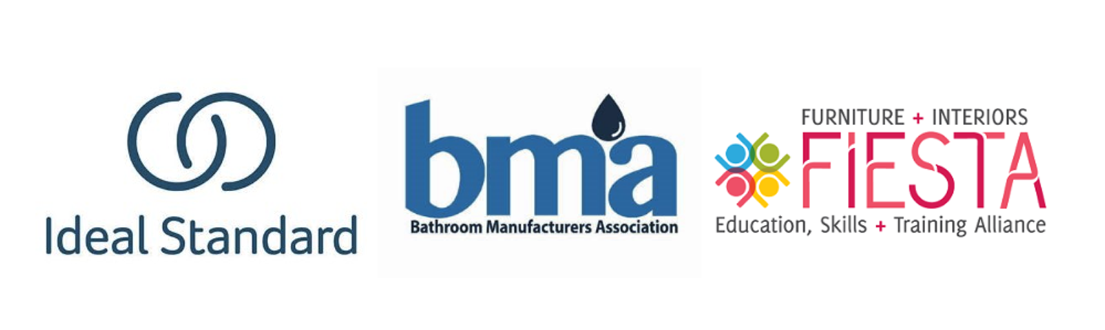 ideal standard, BMA, Fiesta logos