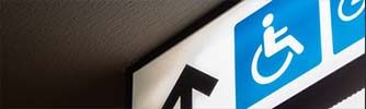 Disabled changing rooms