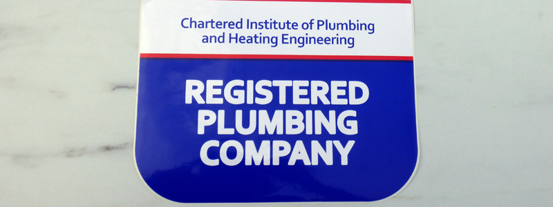 Registered Plumbing Company van sticker